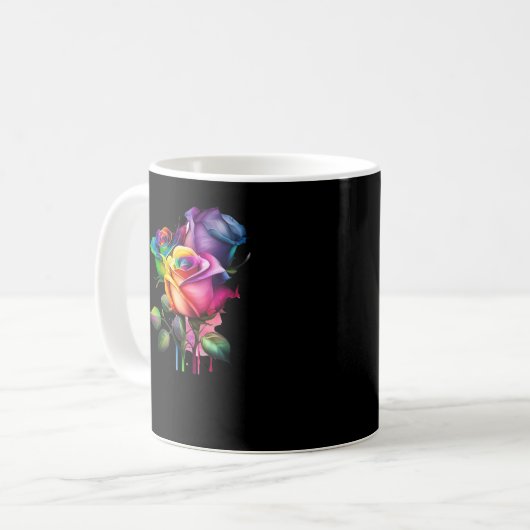 Whimsigoth - Gotisches Design Kaffeetasse (Vorderseite Links)