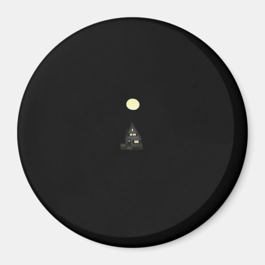 Whimsigoth Herbstliche Hütte Oversifiziert Magnet (Vorne)