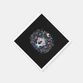 Whimsigoth Hexe im klassischen Stil Serviette (Ecke)