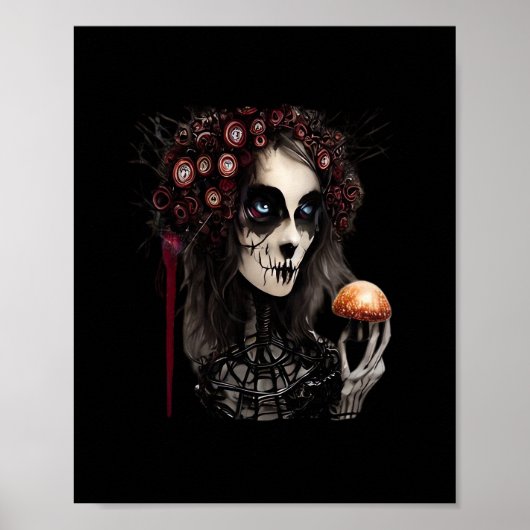 Whimsigoth - Klassische Monde und Spuk Gärten Poster (Vorne)