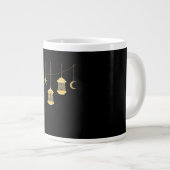 Whimsigoth Lantern Full Moon Night Sky Classic Jumbo-Tasse (Vorderseite Rechts)