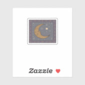 Whimsigoth Moon Classic Aufkleber (Blatt)