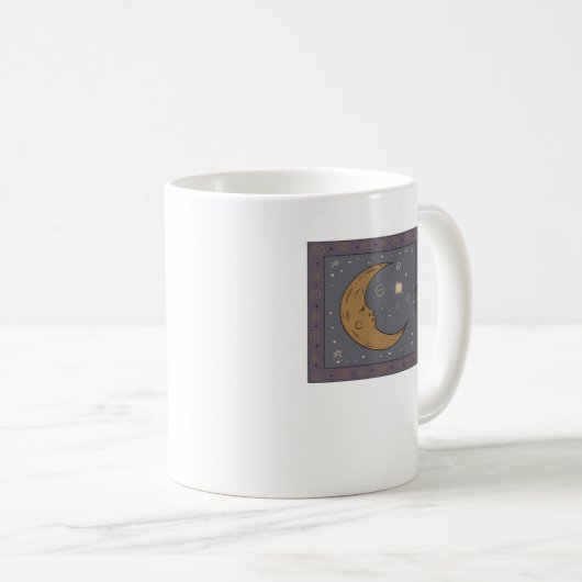 Whimsigoth Moon Classic Kaffeetasse (VorderseiteRechts)