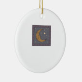 Whimsigoth Moon Classic Keramik Ornament (Rechts)
