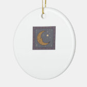 Whimsigoth Moon Classic Keramik Ornament (Links)