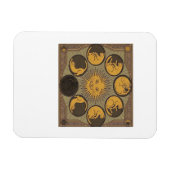Whimsigoth Moon Classic Magnet (Horizontal)