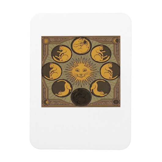 Whimsigoth Moon Classic Magnet (Vertikal)
