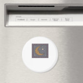 Whimsigoth Moon Classic Magnet (In Situ (Geschirrspüler))