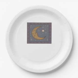 Whimsigoth Moon Classic Pappteller
