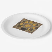 Whimsigoth Moon Classic Pappteller (Schrägansicht)