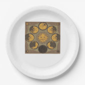 Whimsigoth Moon Classic Pappteller (Vorderseite)