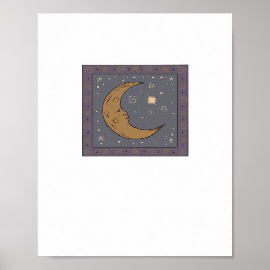 Whimsigoth Moon Classic Poster (Vorne)