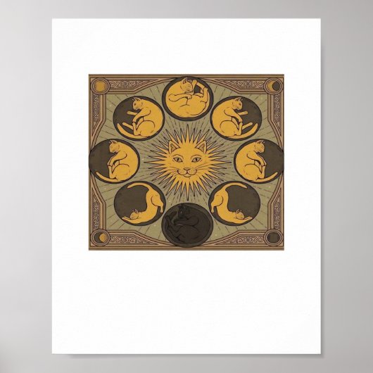 Whimsigoth Moon Classic Poster (Vorne)