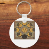 Whimsigoth Moon Classic Schlüsselanhänger (Vorderseite)