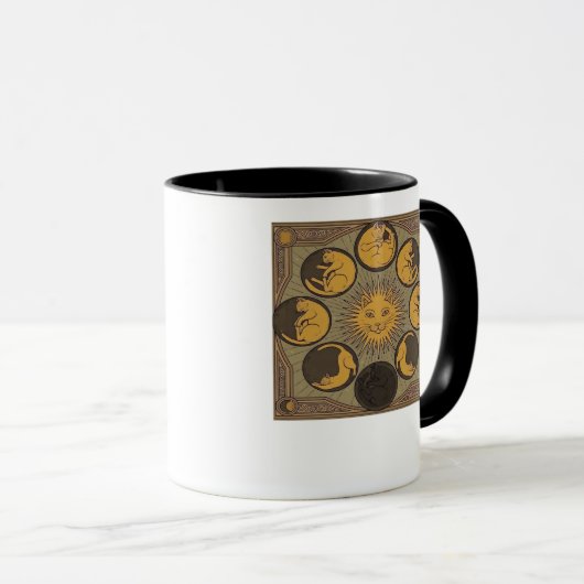 Whimsigoth Moon Classic Tasse (VorderseiteRechts)
