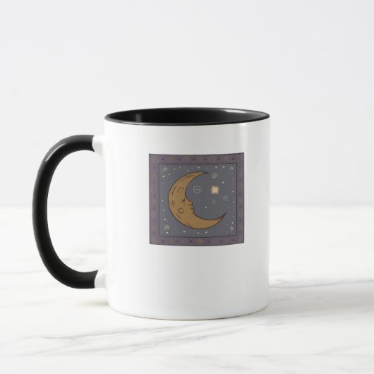 Whimsigoth Moon Classic Tasse (Links)