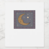 Whimsigoth Moon Classic Weinetikett (Einzelnes Label)