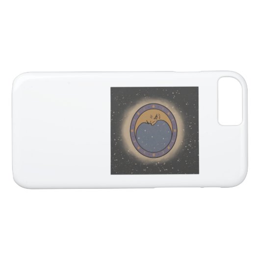 Whimsigoth Moon Print Case-Mate iPhone Hülle (Rückseite (Horizontal))