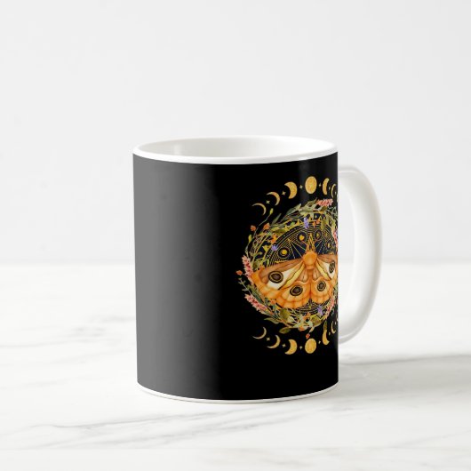 Whimsigoth Moth Classic Kaffeetasse (VorderseiteRechts)
