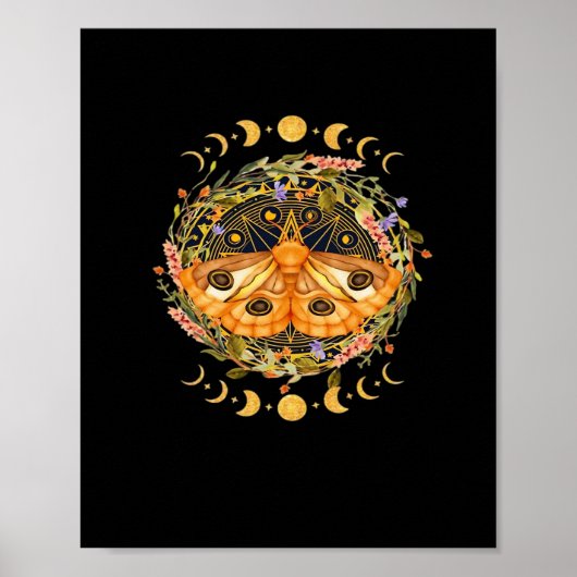 Whimsigoth Moth Classic Poster (Vorne)