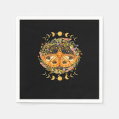 Whimsigoth Moth Classic Serviette (Vorderseite)