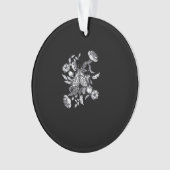 Whimsigoth Moth ・ Grunge Fairy Classic Ornament (Vorderseite)