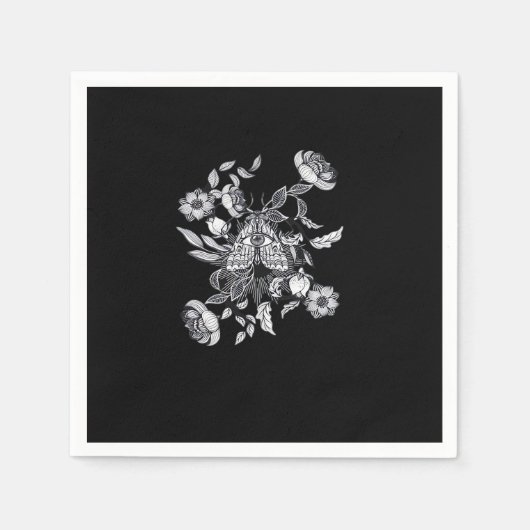 Whimsigoth Moth ・ Grunge Fairy Classic Serviette (Vorderseite)