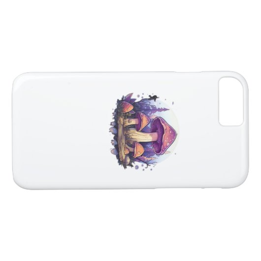 Whimsigoth Mushrooms und Crystals Classic Case-Mate iPhone Hülle (Rückseite (Horizontal))