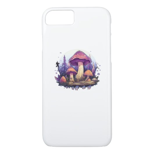 Whimsigoth Mushrooms und Crystals Classic Case-Mate iPhone Hülle (Rückseite)