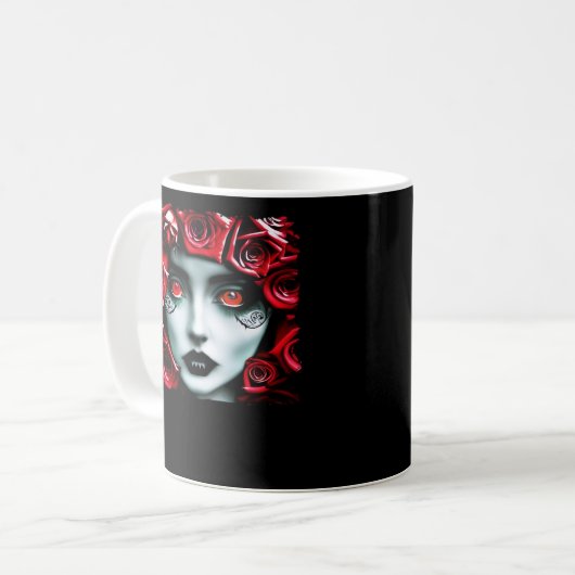 Whimsigoth - Mystische Wälder und Mondmagie Kaffeetasse (Vorderseite Links)