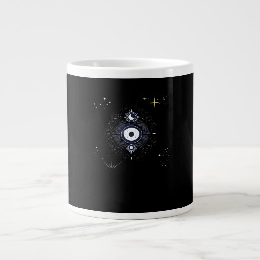 Whimsigoth Night Sky Sun Moon Jumbo-Tasse (Vorderseite)