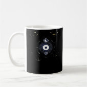 Whimsigoth Night Sky Sun Moon Kaffeetasse (Links)