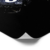 Whimsigoth Night Sky Sun Moon Poster (Ecke)