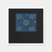 Whimsigoth Night Sky Sun Moon Witchy Classic Desig Serviette (Vorderseite)