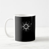 Whimsigoth Night Sky Sun Moon Witchy Classic Hallo Kaffeetasse (Links)