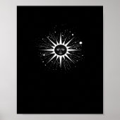 Whimsigoth Night Sky Sun Moon Witchy Classic Hallo Poster (Vorne)