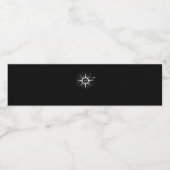 Whimsigoth Night Sky Sun Moon Witchy Classic Hallo Wasserflaschenetikett (Einzelnes Label)