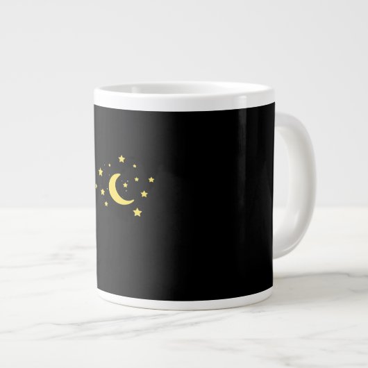 Whimsigoth Night Sky Sun Moon Witchy Jumbo-Tasse (Vorderseite Rechts)