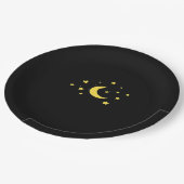Whimsigoth Night Sky Sun Moon Witchy Pappteller (Schrägansicht)