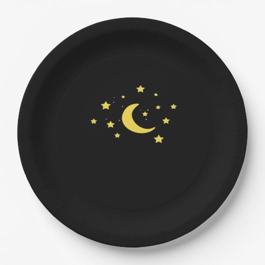 Whimsigoth Night Sky Sun Moon Witchy Pappteller (Vorderseite)