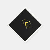 Whimsigoth Night Sky Sun Moon Witchy Serviette (Ecke)