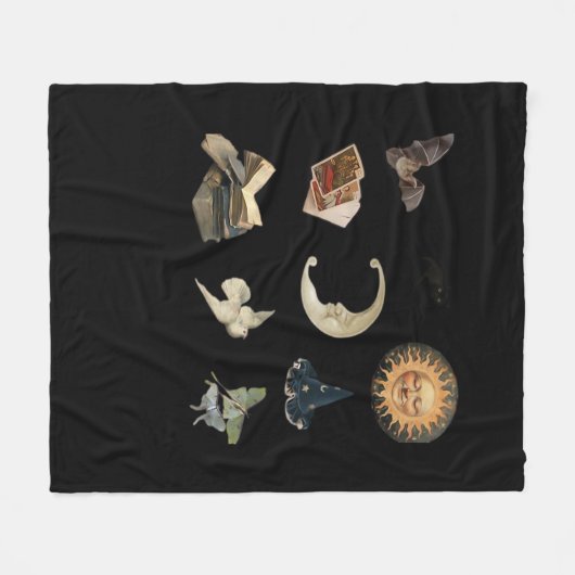 Whimsigoth Pack Fleecedecke (Vorderseite (Horizontal))