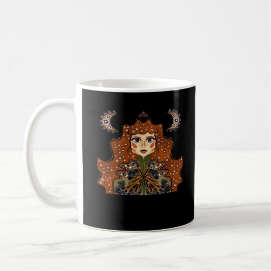 Whimsigoth Portrait Classic Kaffeetasse (Links)