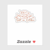 Whimsigoth Reader Moth Design Classic Aufkleber (Blatt)