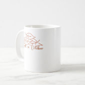 Whimsigoth Reader Moth Design Classic Kaffeetasse (Vorderseite Links)