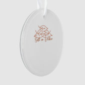 Whimsigoth Reader Moth Design Classic Ornament (Vorderseite)