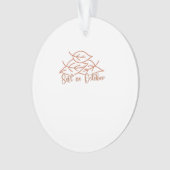 Whimsigoth Reader Moth Design Classic Ornament (Vorderseite)