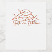 Whimsigoth Reader Moth Design Classic Weinetikett (Einzelnes Label)