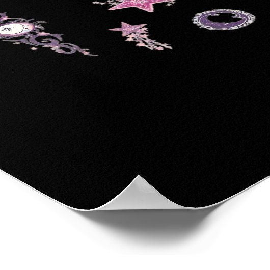 Whimsigoth - Romantisches ästhetisches Zitat Poster (Ecke)