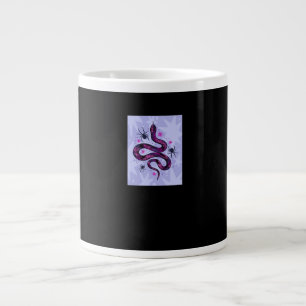 Whimsigoth Schlange Blume Jumbo-Tasse